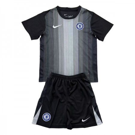 Goedkope Chelsea Doelman Kids Tenue 2025-26 Zwarte Goedkope Chelsea Doelman Kids Tenue 2025-26 Zwarte
